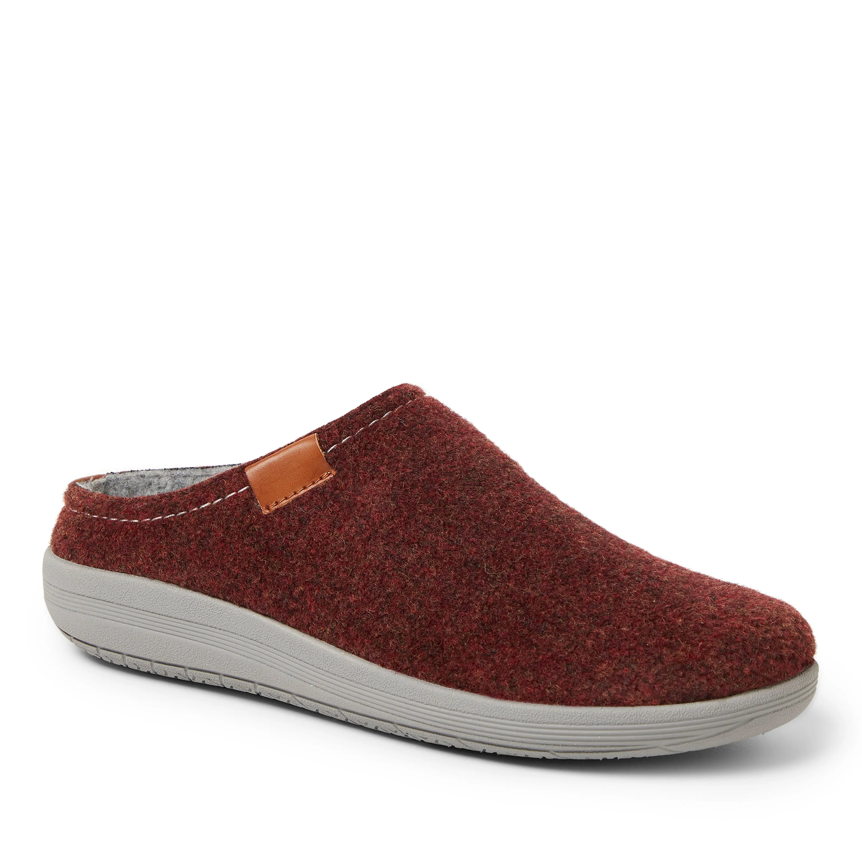 Dearfoams Womens Gianna Oblique Toe Mule