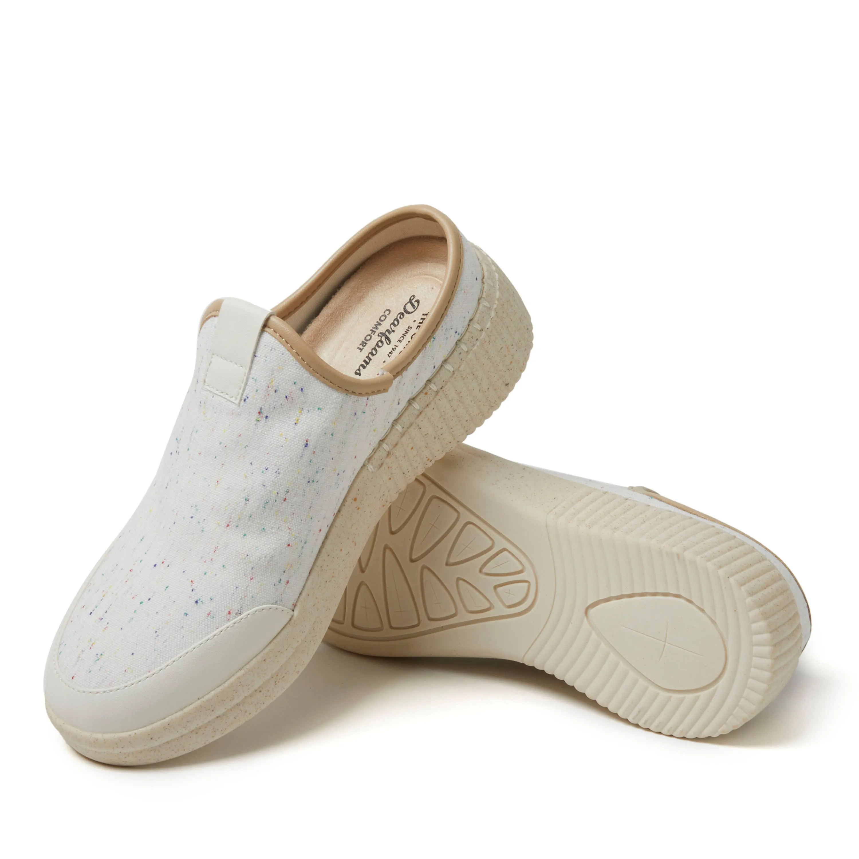 Dearfoams Women's Lila Mule Slip On Sneaker