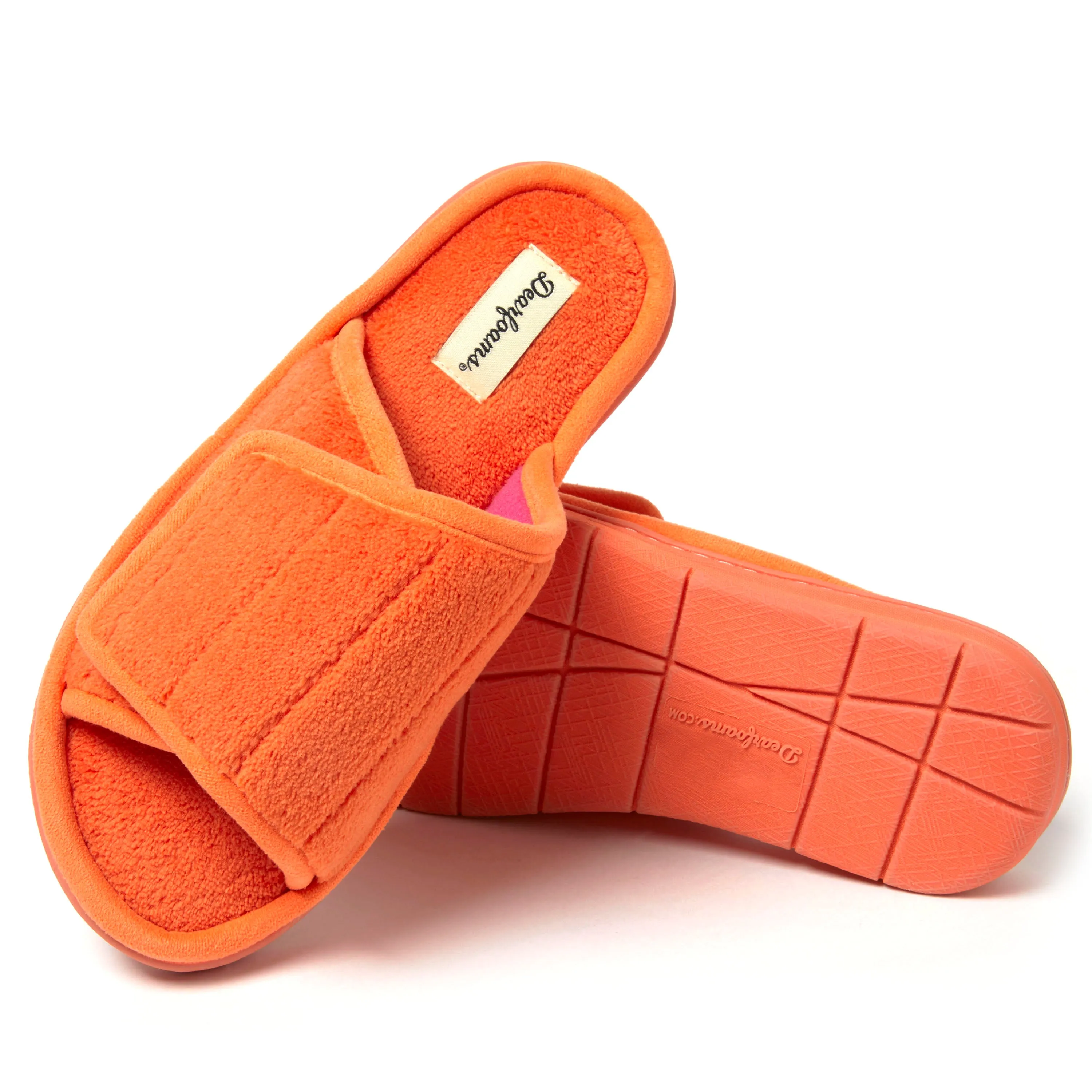 Dearfoams Women's Mickey Terry Slide