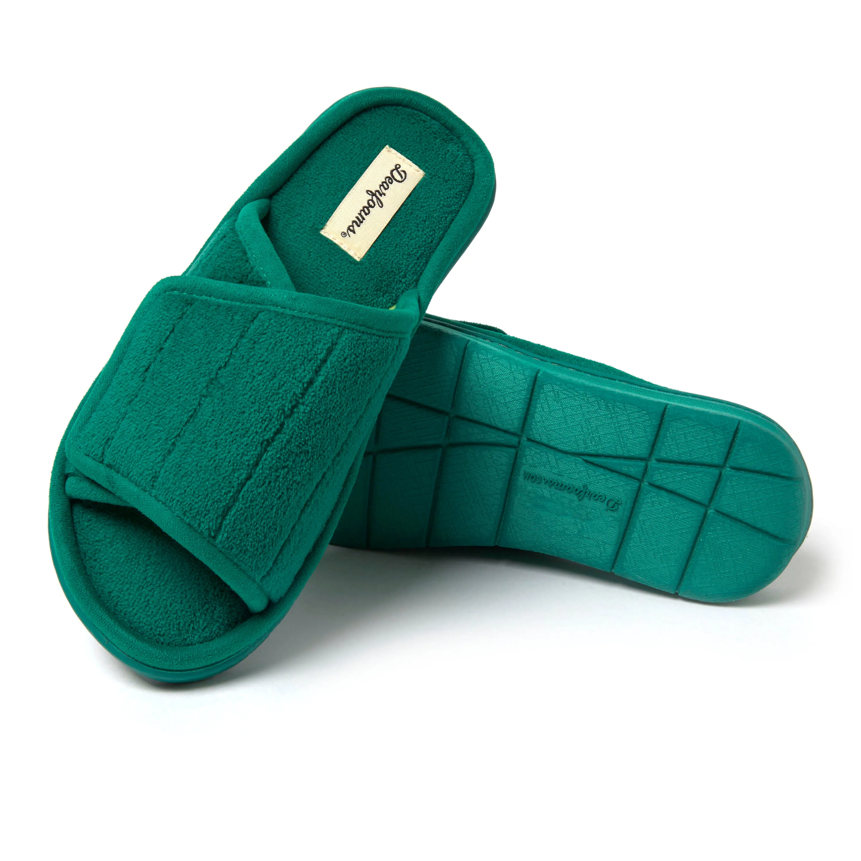Dearfoams Women's Mickey Terry Slide