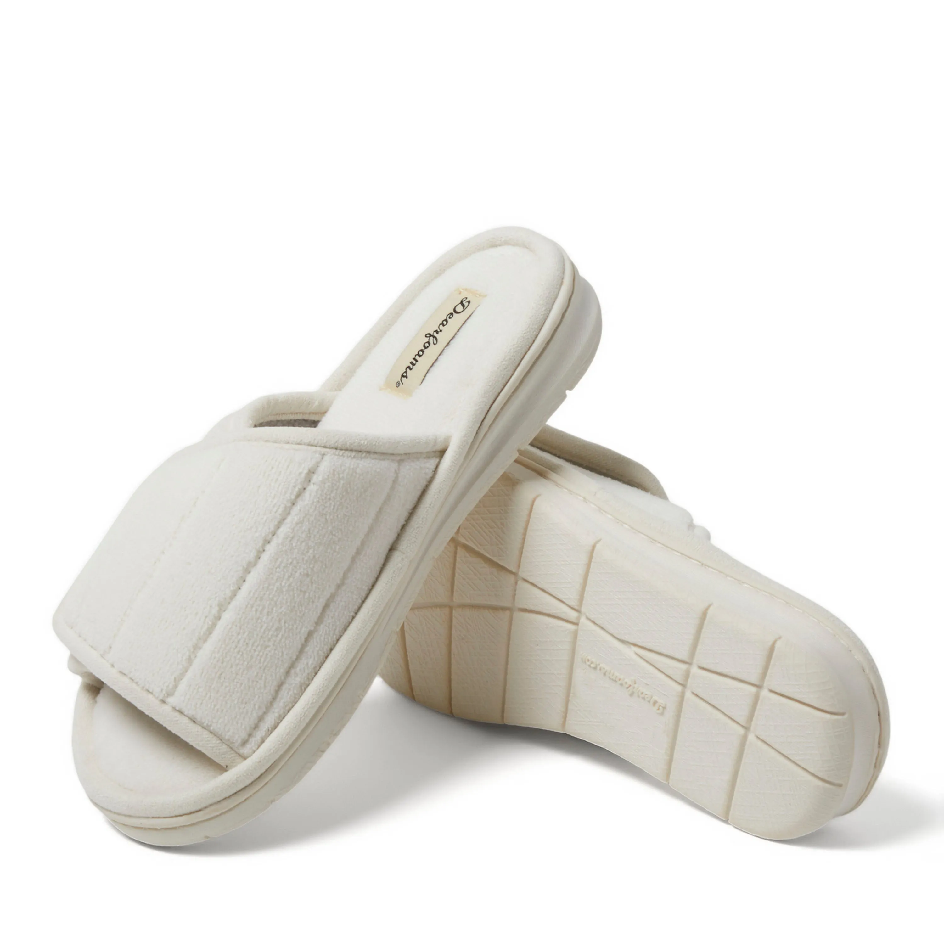 Dearfoams Women's Mickey Terry Slide