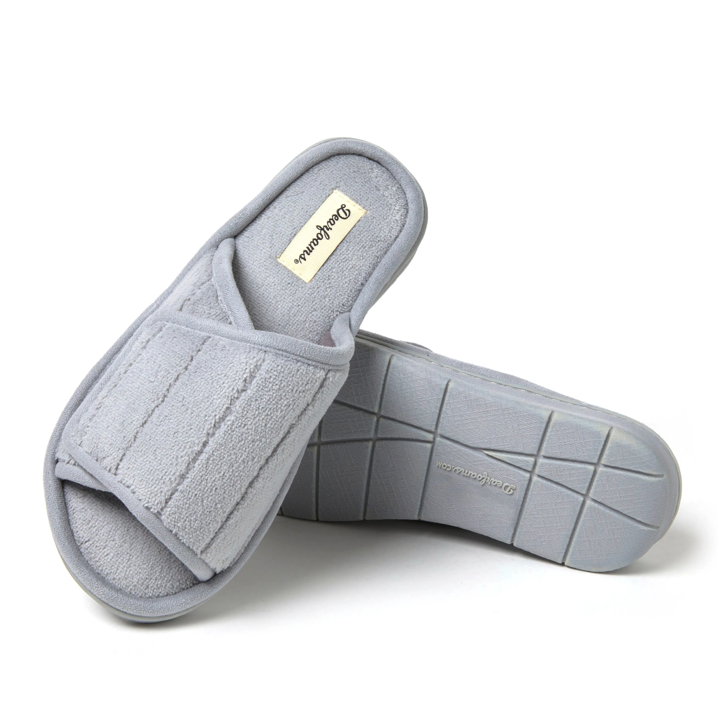 Dearfoams Women's Mickey Terry Slide