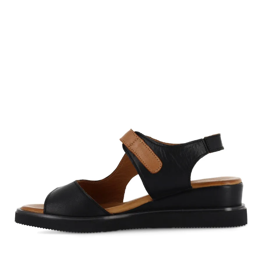 DRILLA - BLACK/TAN LEATHER
