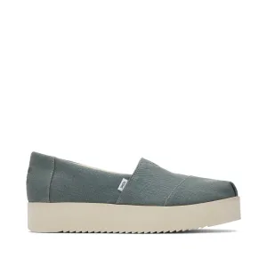 Eco-Friendly Alpargata Green Midform Espadrille