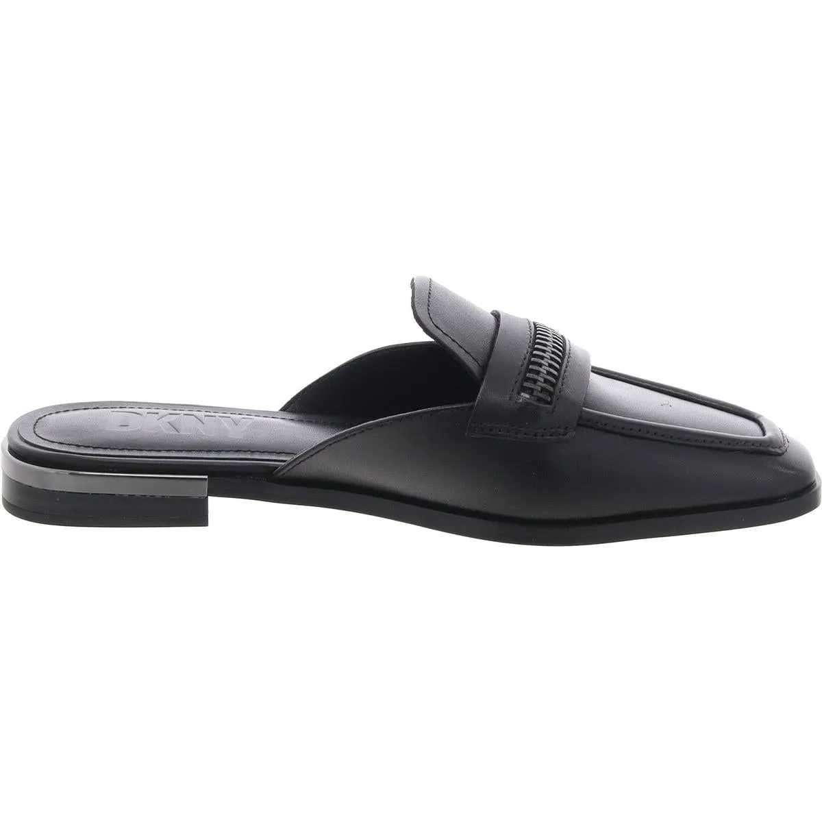 Elin Womens Embellished Leather Mules