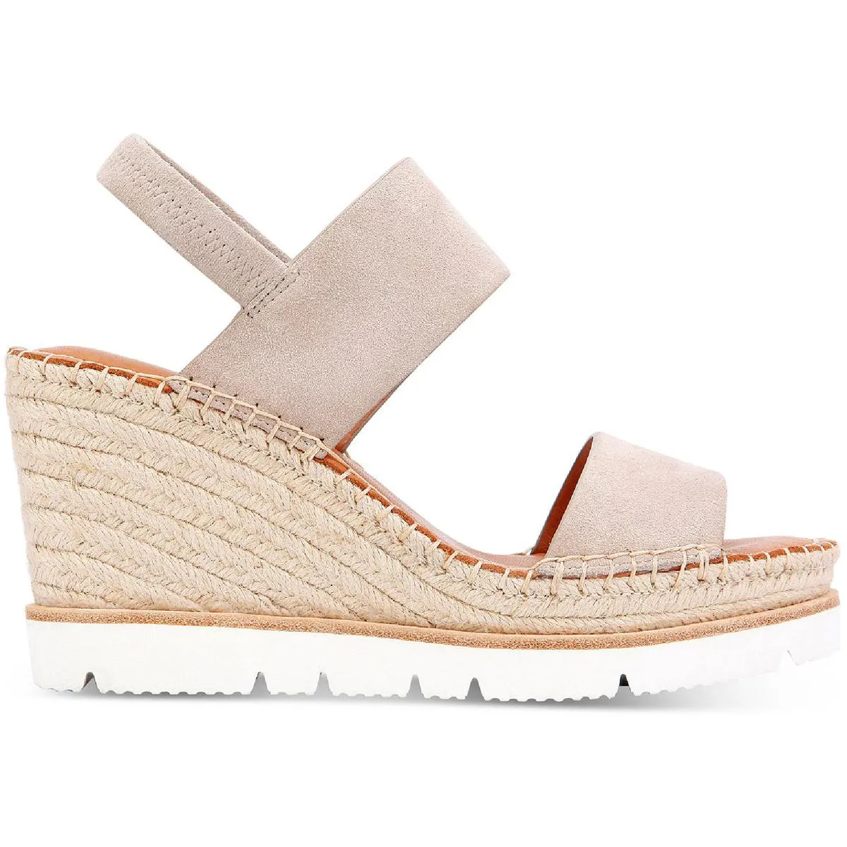 Elyssa Sporty Womens Leather Slingback Espadrilles