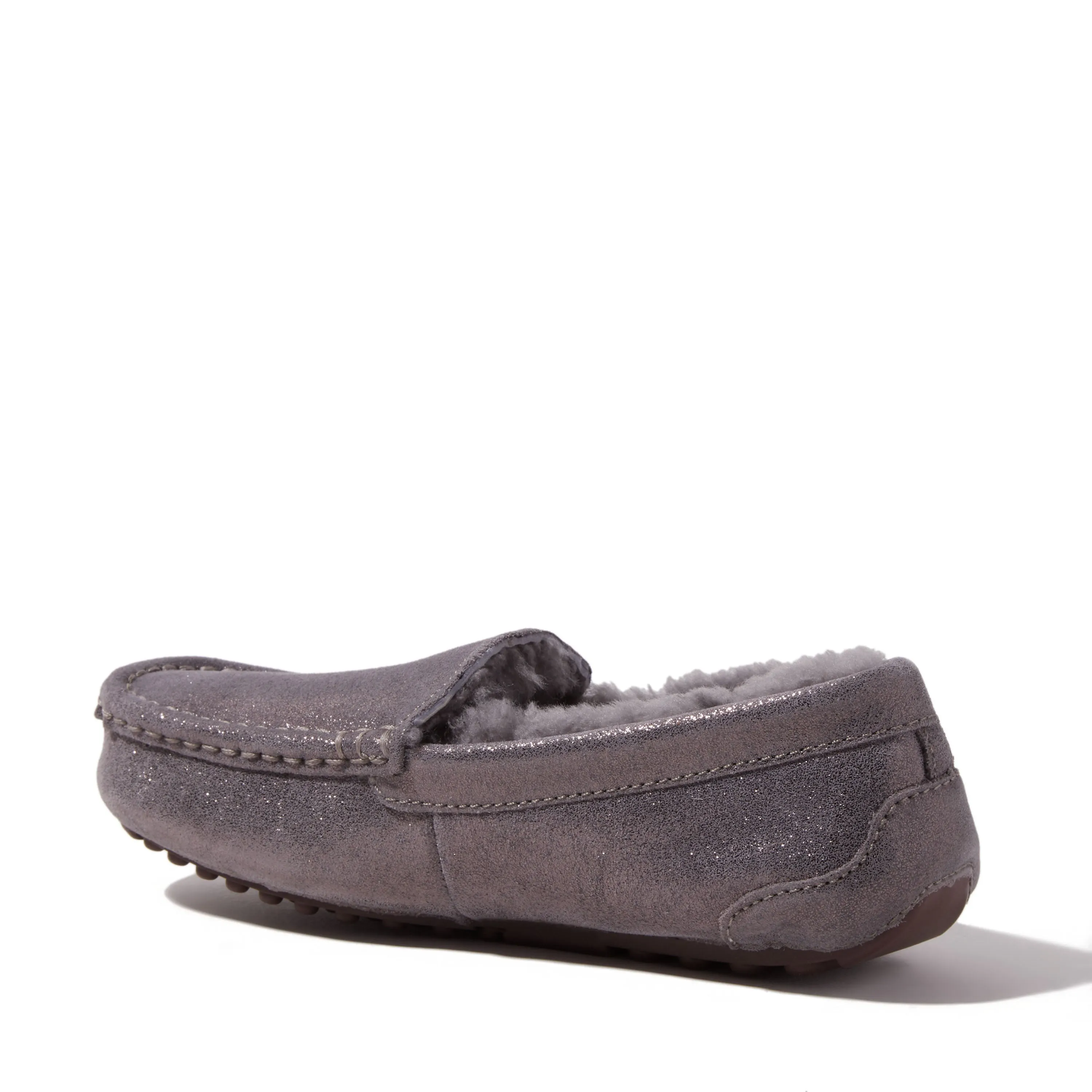 EZ Feet Women's Genuine Suede Moccasin Slipper