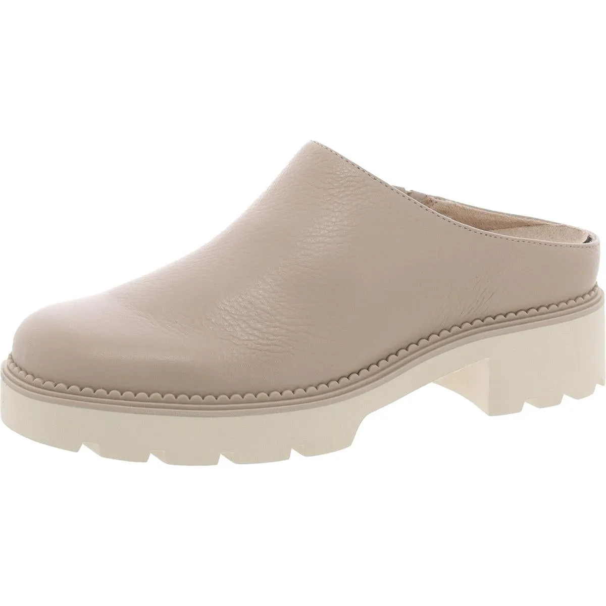 Fairfax Womens Leather Slip On Mules