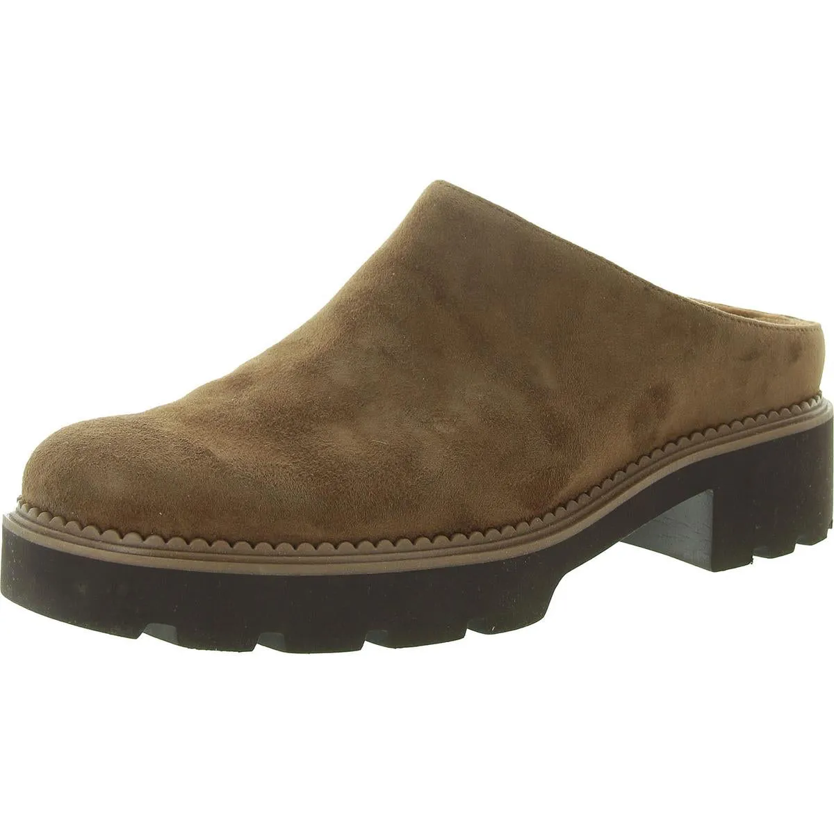 Fairfax Womens Leather Slip On Mules