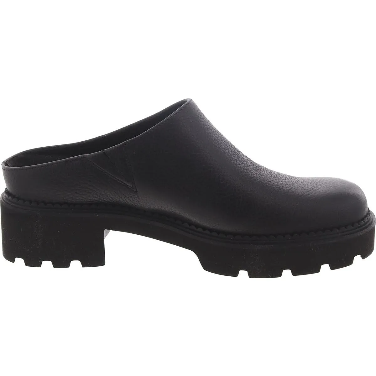 Fairfax Womens Leather Slip On Mules