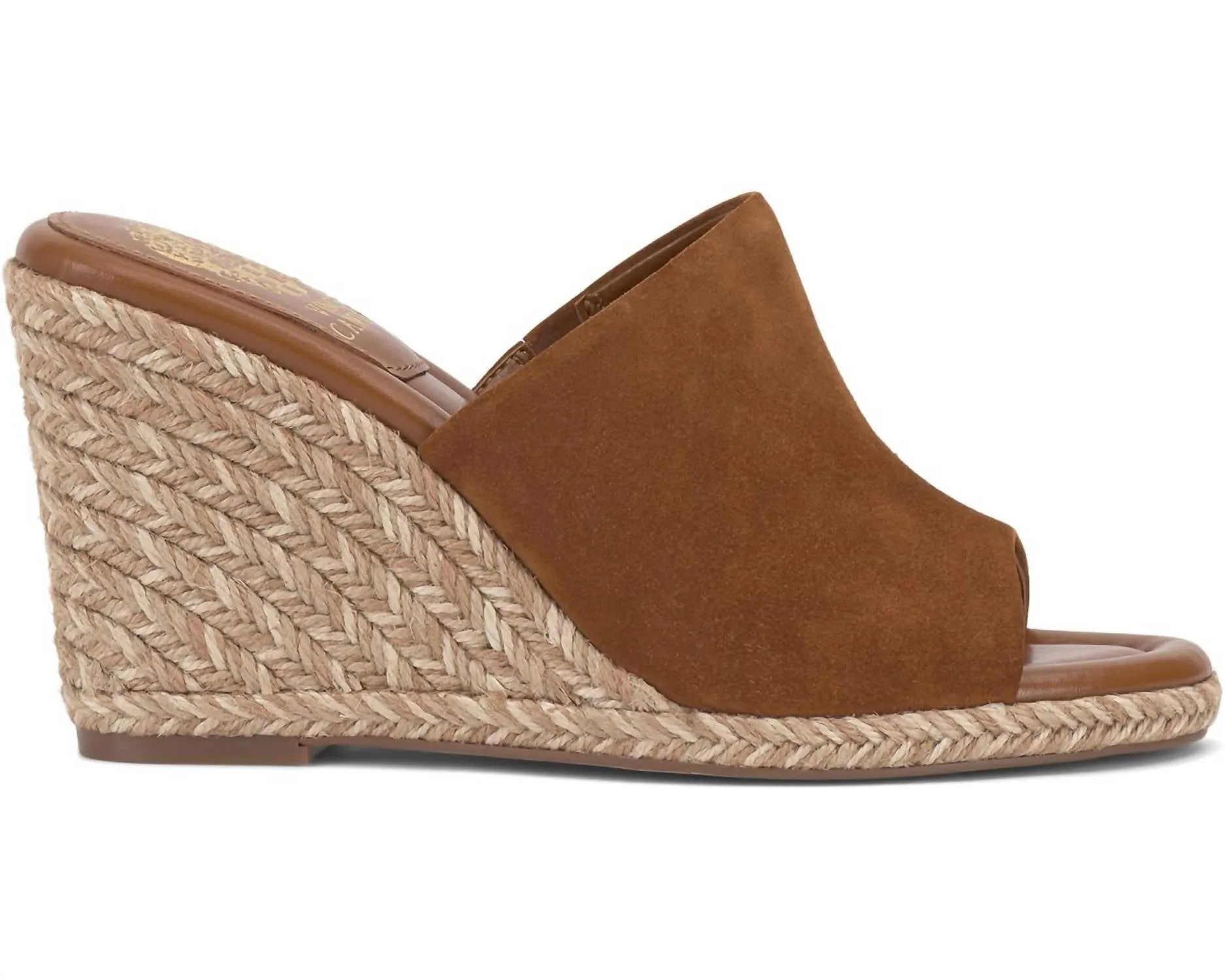 Fayla Wedge Sandal In Golden Walnut