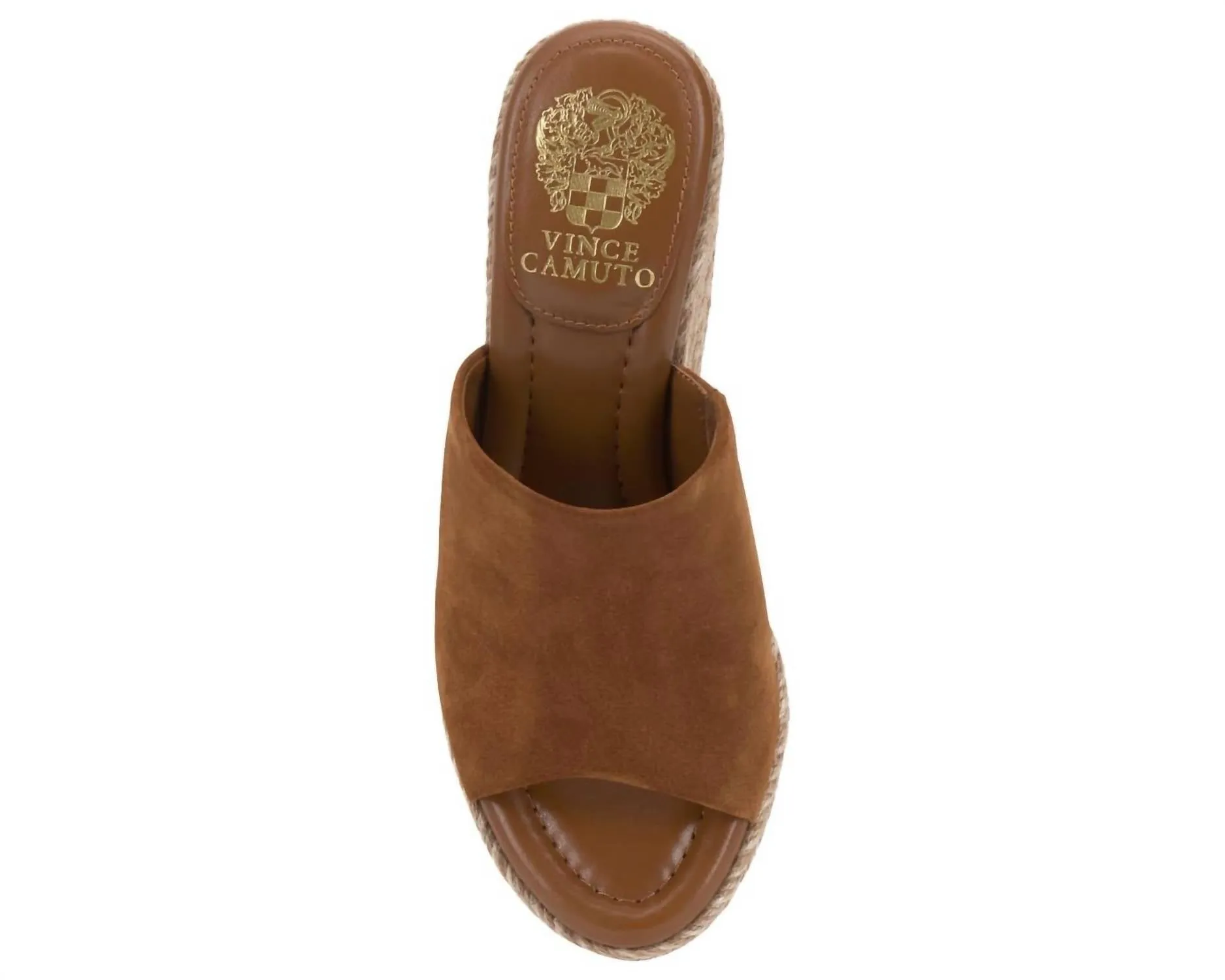 Fayla Wedge Sandal In Golden Walnut