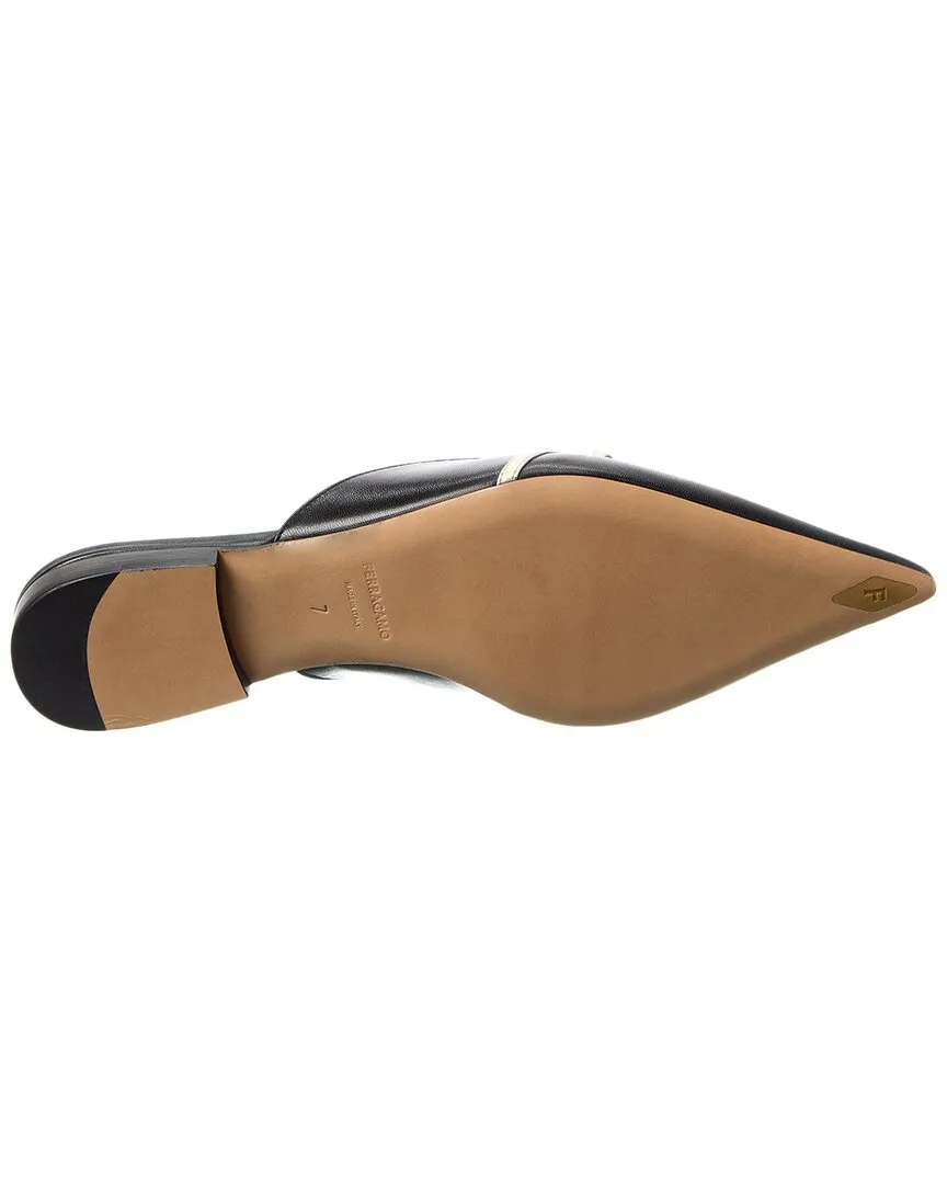 Ferragamo Bow Mini Leather Mule