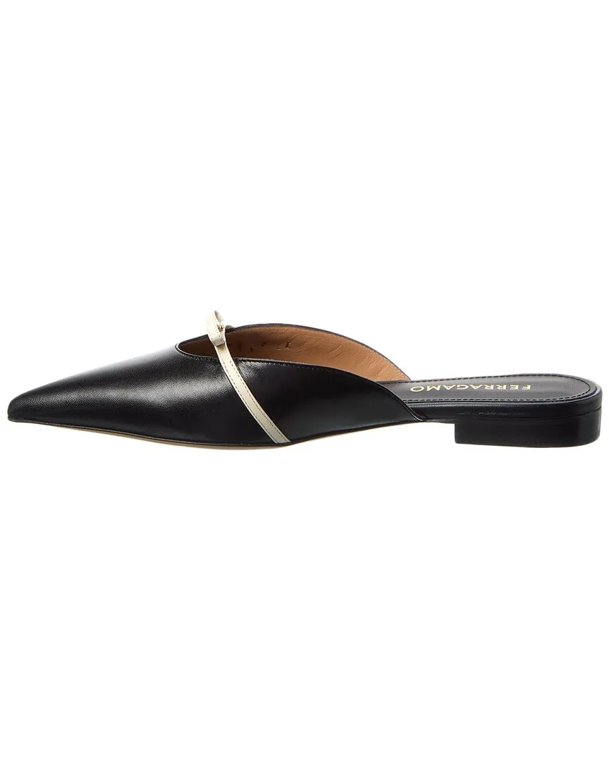 Ferragamo Bow Mini Leather Mule