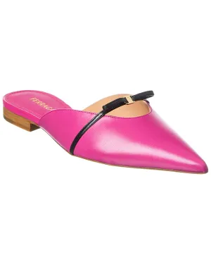 Ferragamo Bow Mini Leather Mule