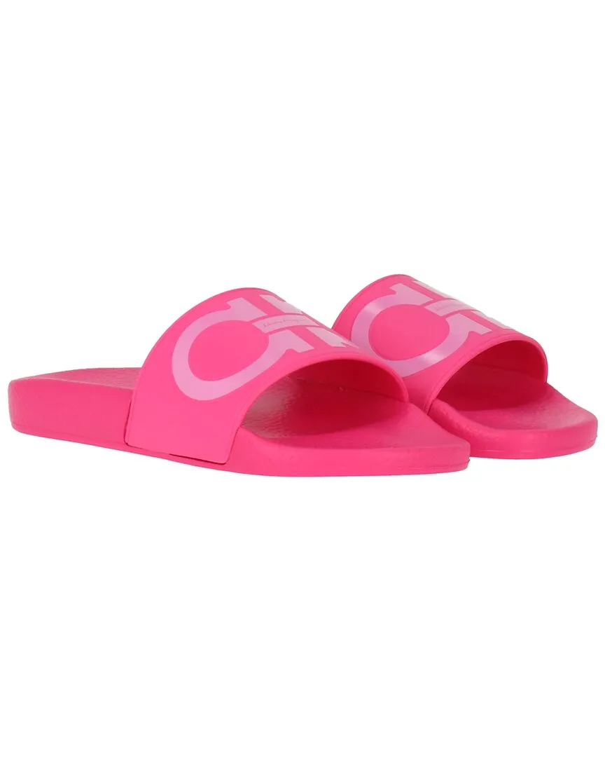 Ferragamo Groovy Rubber Slide
