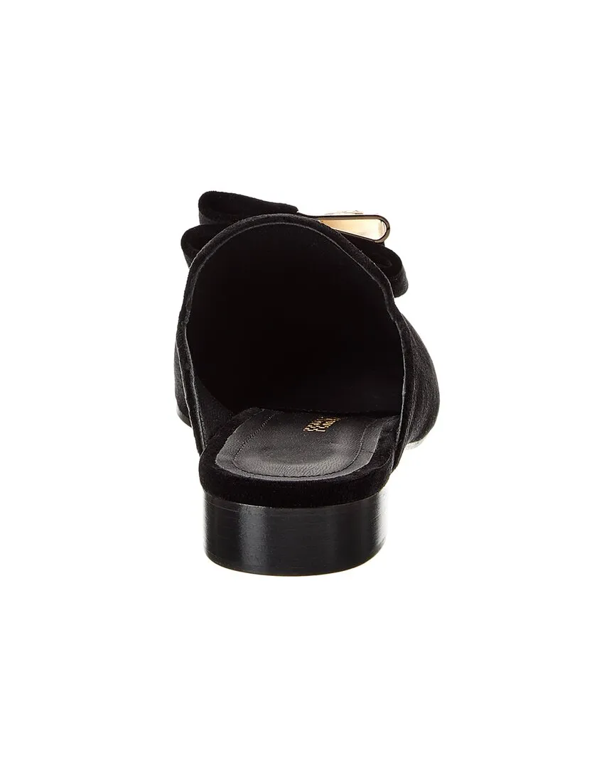 Ferragamo Leat Velvet Mule