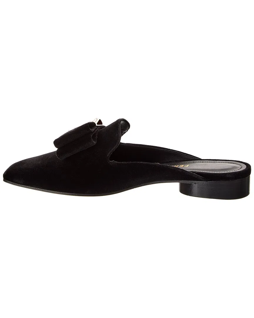 Ferragamo Leat Velvet Mule