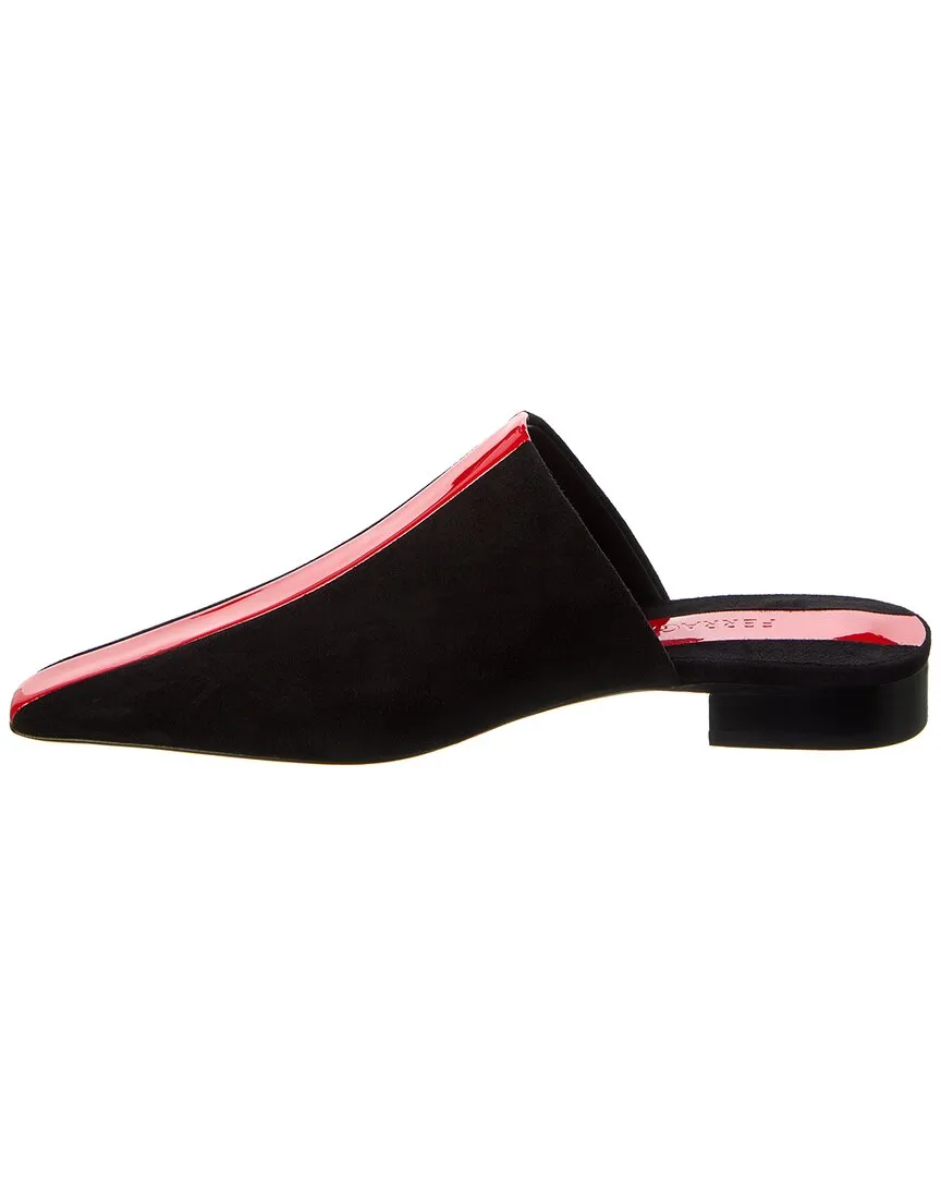 Ferragamo Selestina Suede & Leather Mule