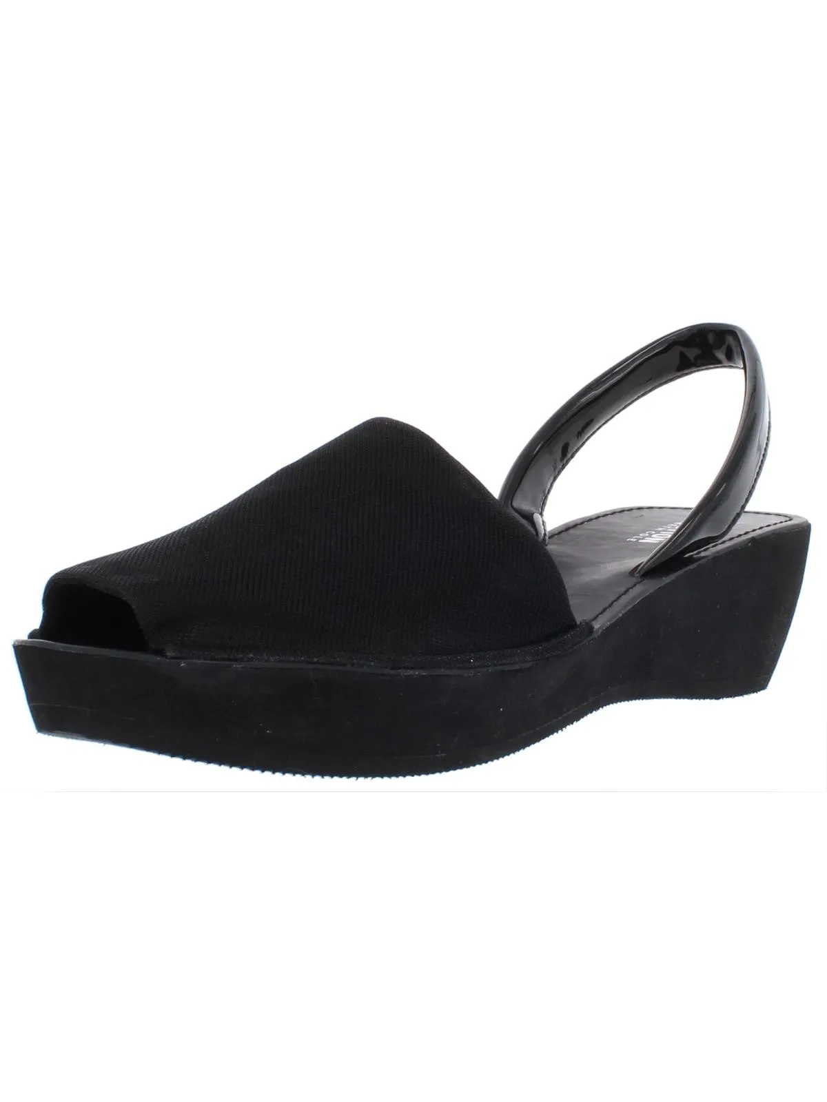 Fine Glass Womens Peep-Toe Wedge Sandals