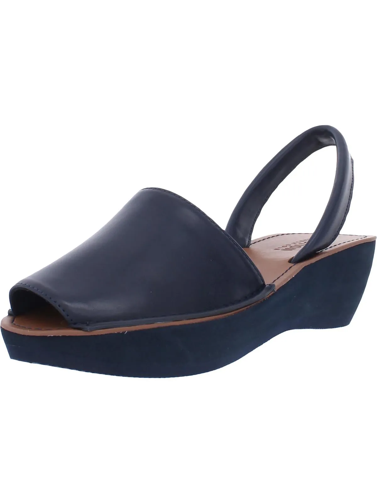 Fine Glass Womens Peep-Toe Wedge Sandals