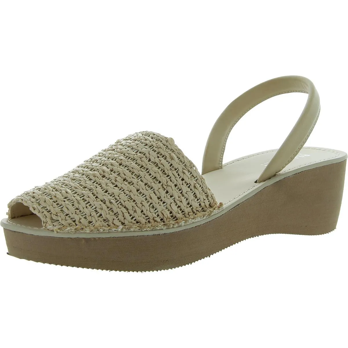 Fine Glass Womens Peep-Toe Wedge Sandals