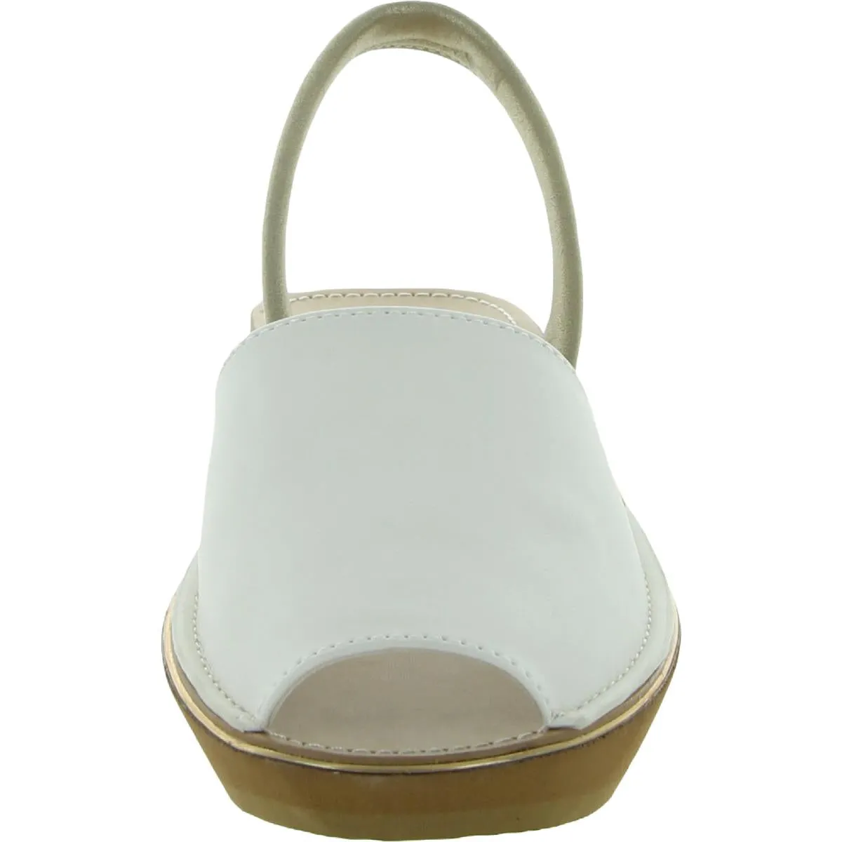 Fine Glass Womens Peep-Toe Wedge Sandals
