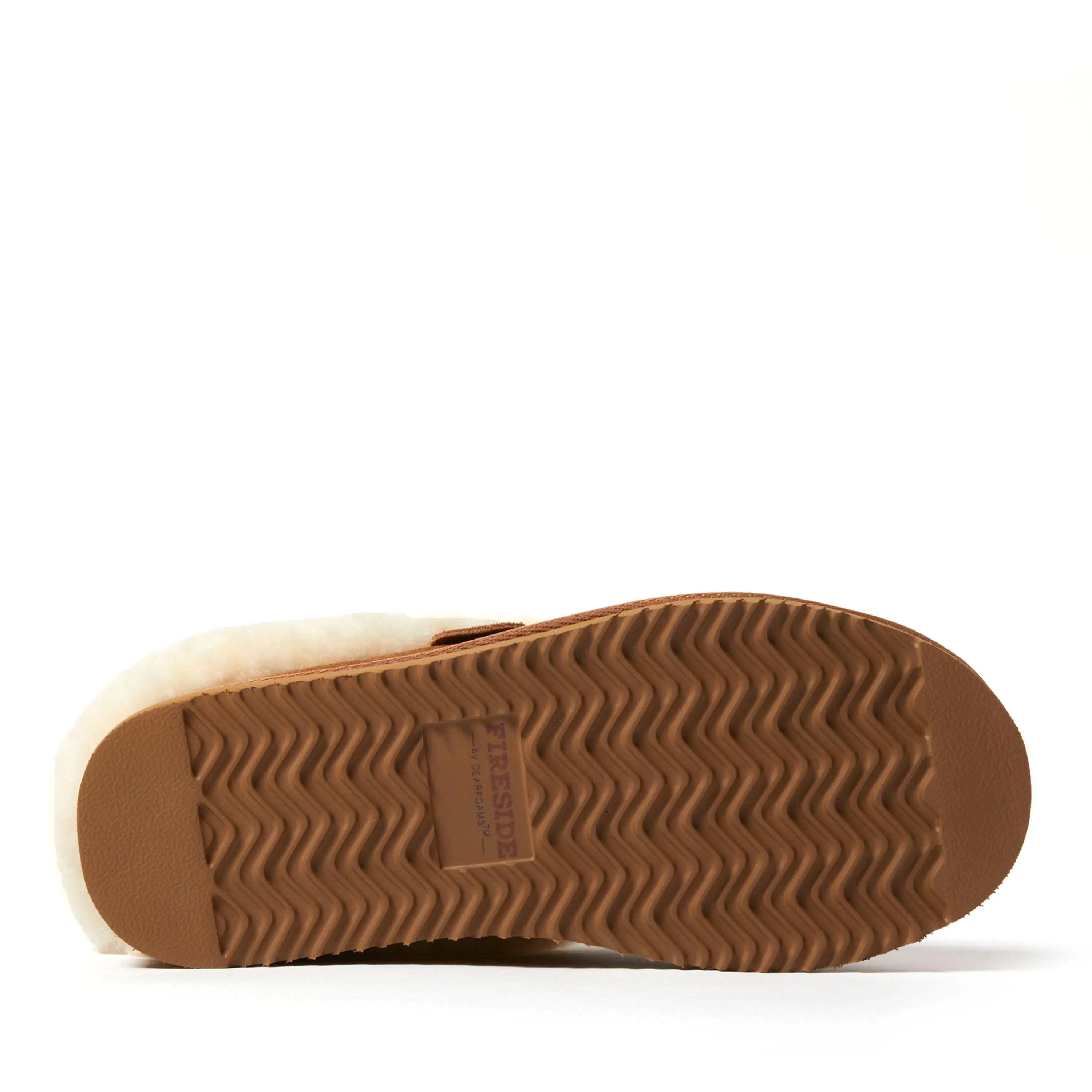 Fireside by Dearfoams Adelaide Genuine Shearling Clog