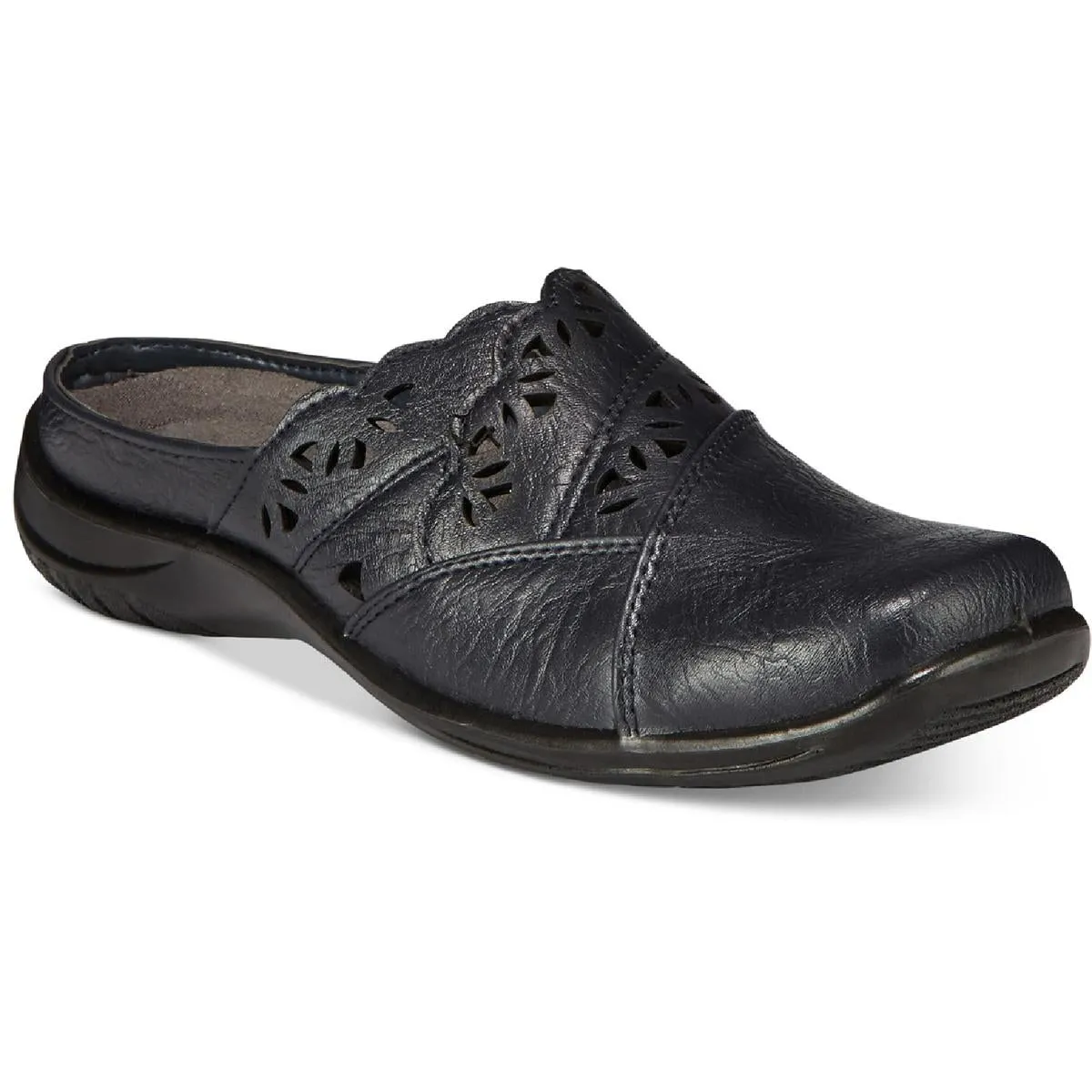 Forever Womens Faux Leather Slip On Mules