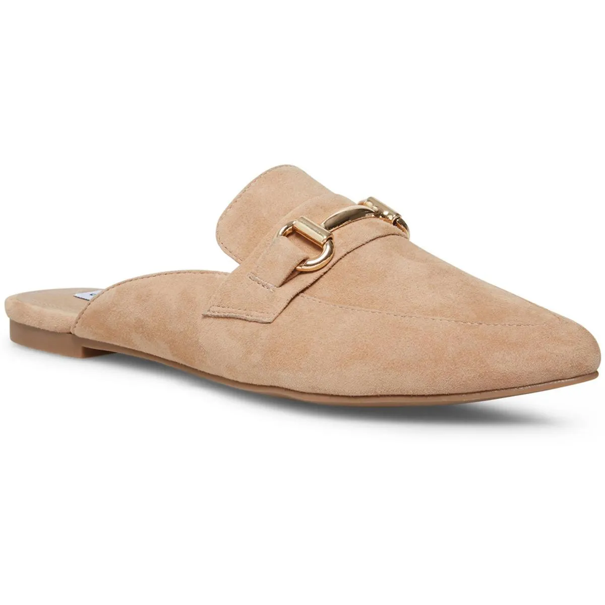 Fortress Womens Leather Slip On Mules