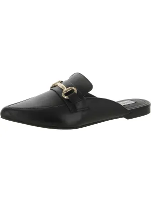 Fortress Womens Leather Slip On Mules