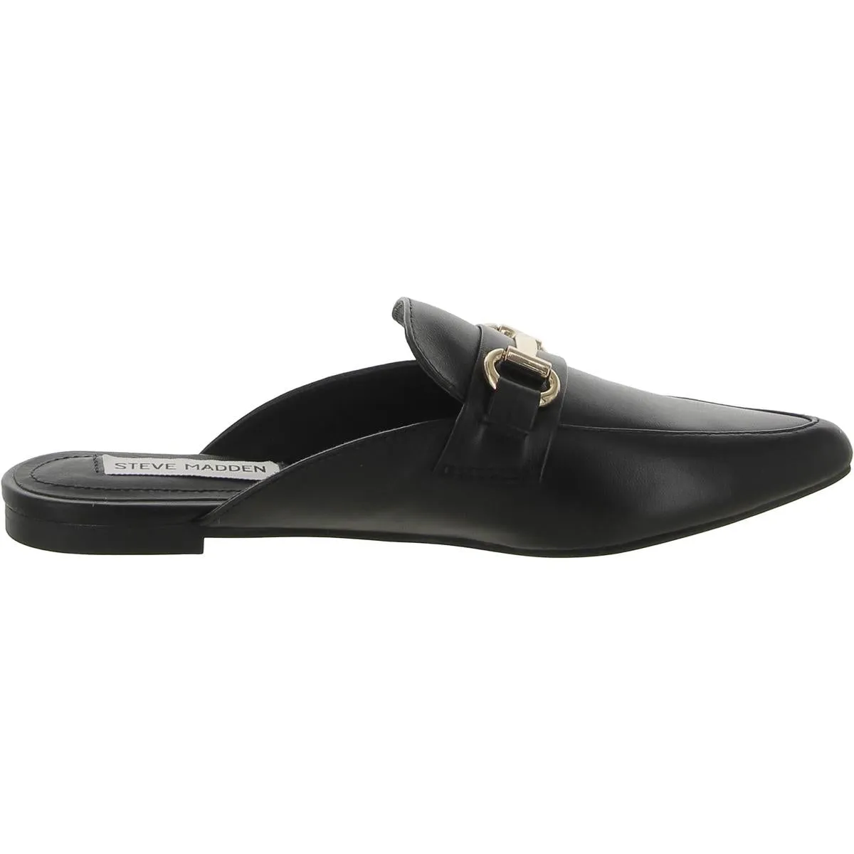 Fortress Womens Leather Slip On Mules