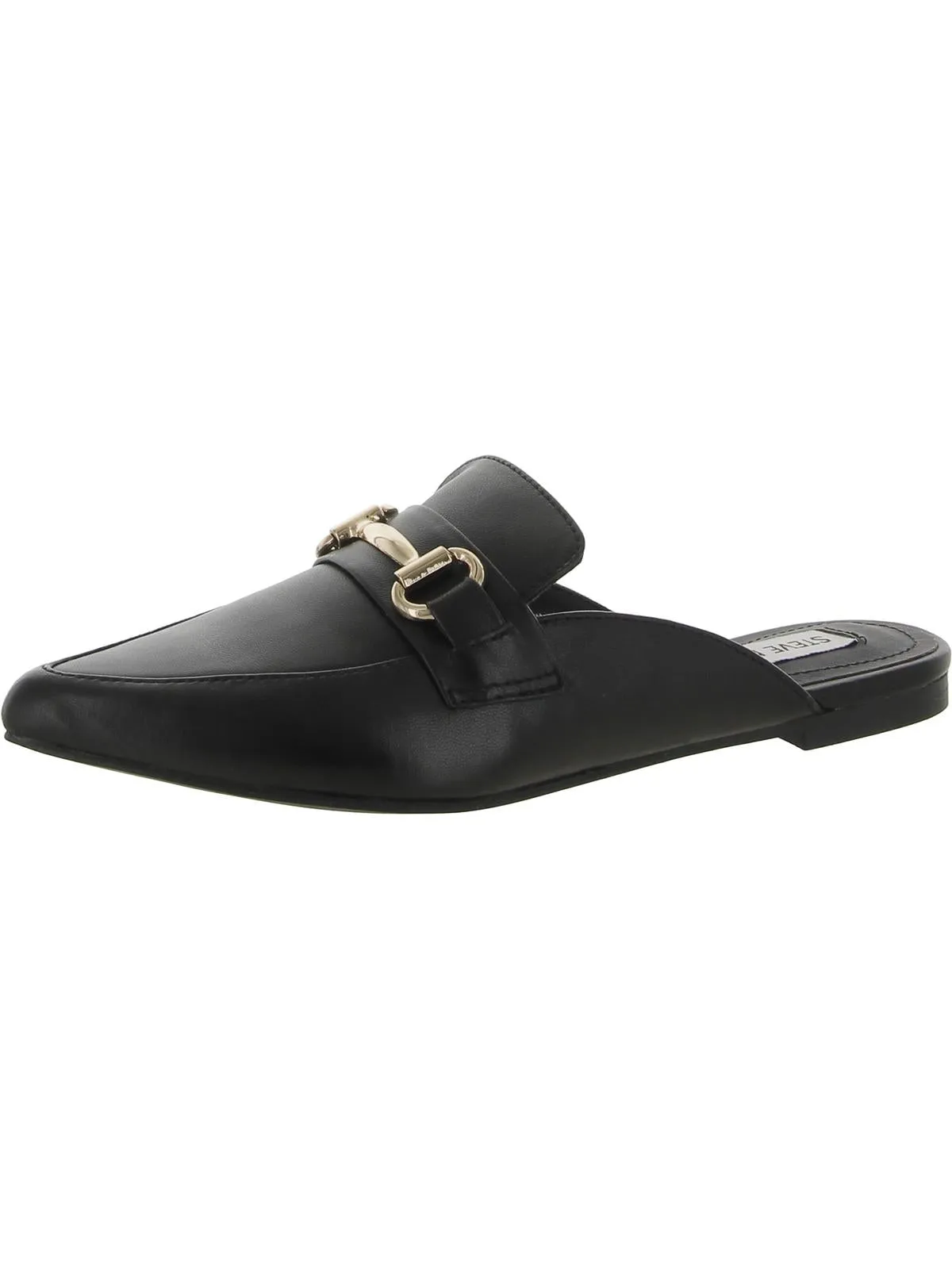 Fortress Womens Leather Slip On Mules