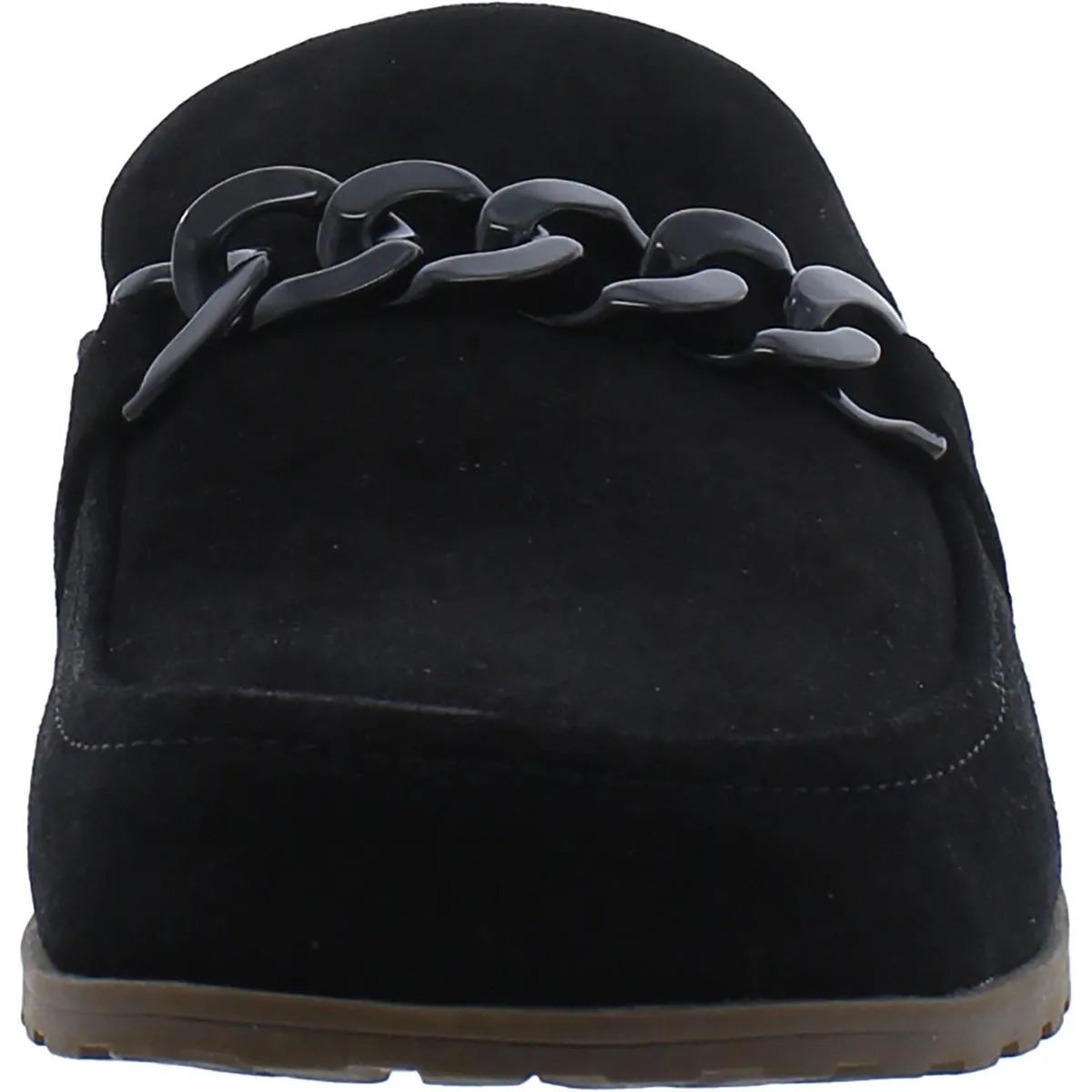 Georgie Womens Leather Slip On Mules