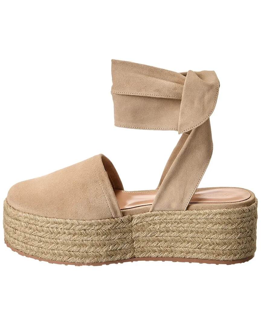 Gianvito Rossi Almeria Suede Platform Espadrille