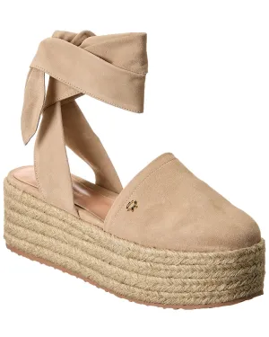Gianvito Rossi Almeria Suede Platform Espadrille
