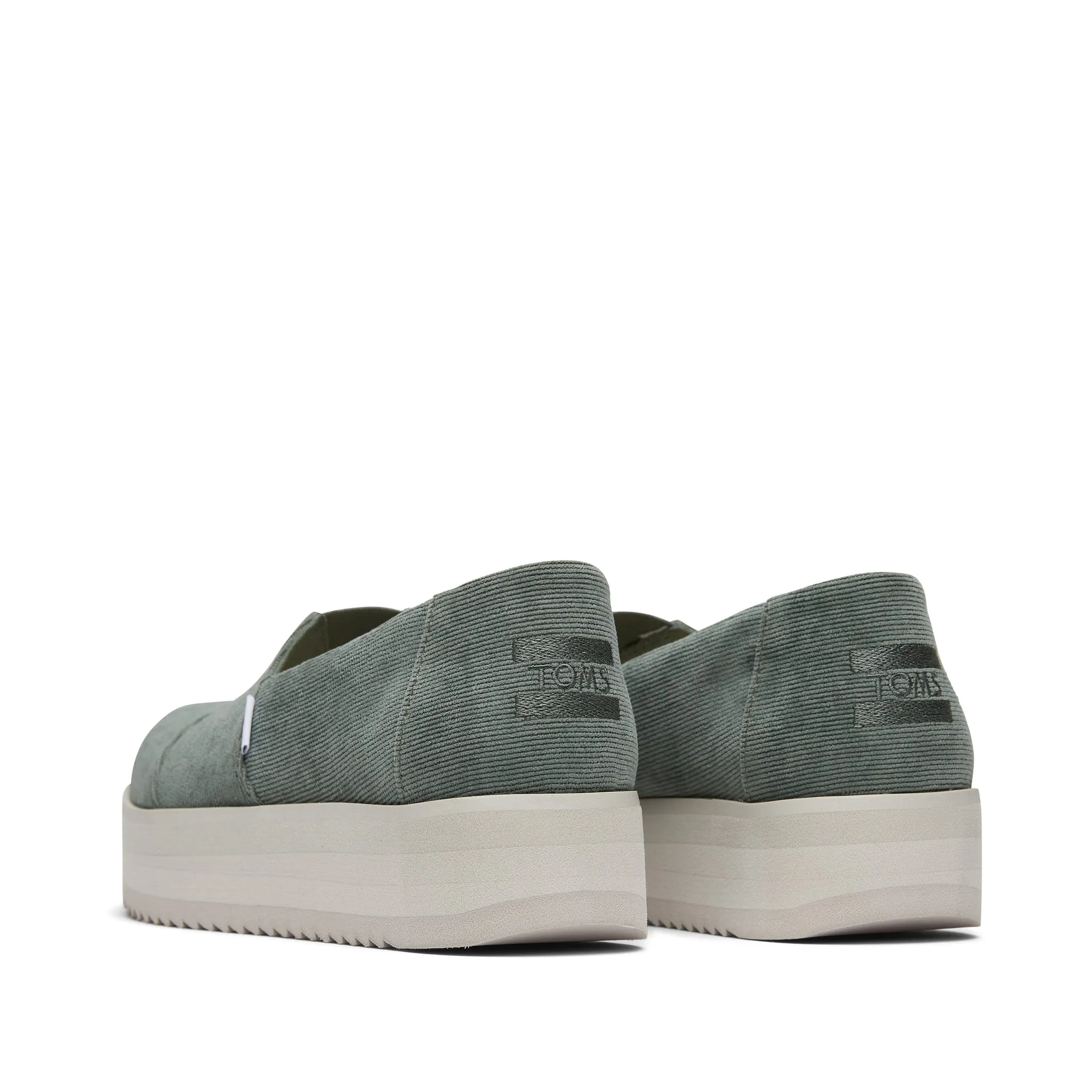 Green Corduroy Midform Espadrille
