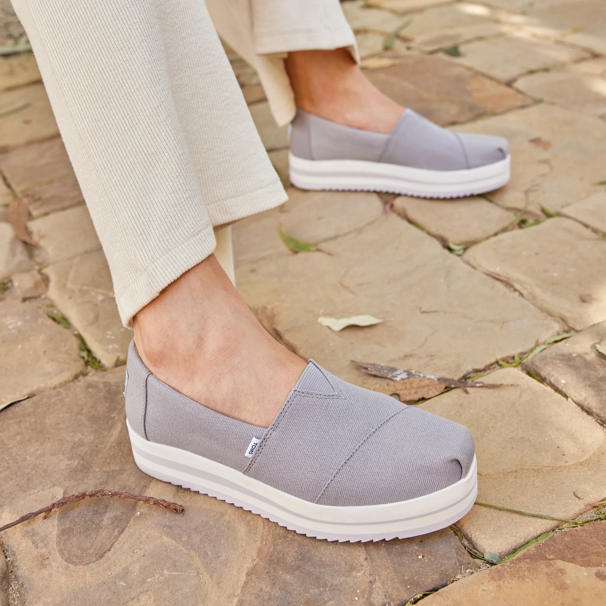 Grey Midform Espadrille