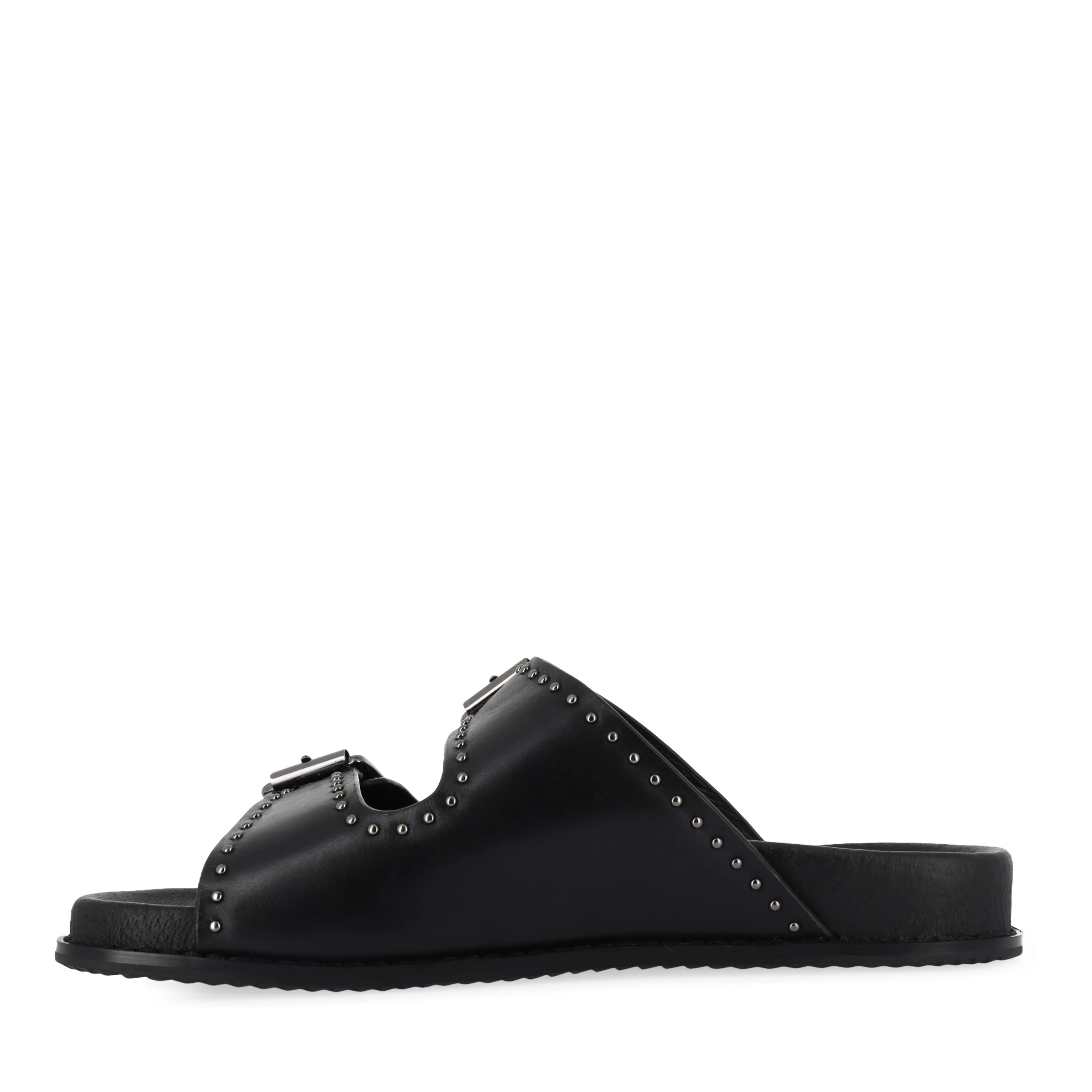 HAVRO W - BLACK-GUNMETAL LEATHER
