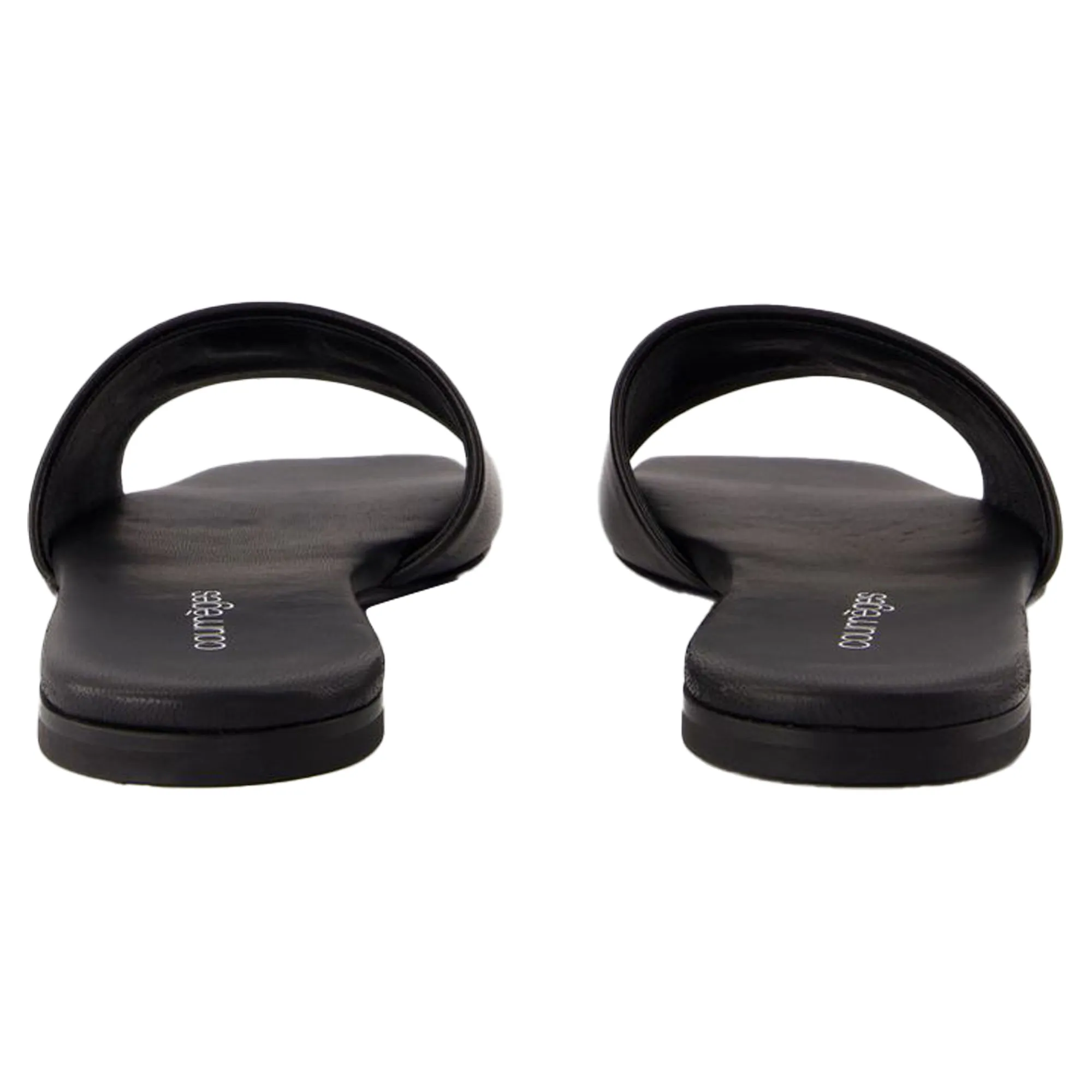Heritage Shadow Sandals - Courreges - Leather - Black