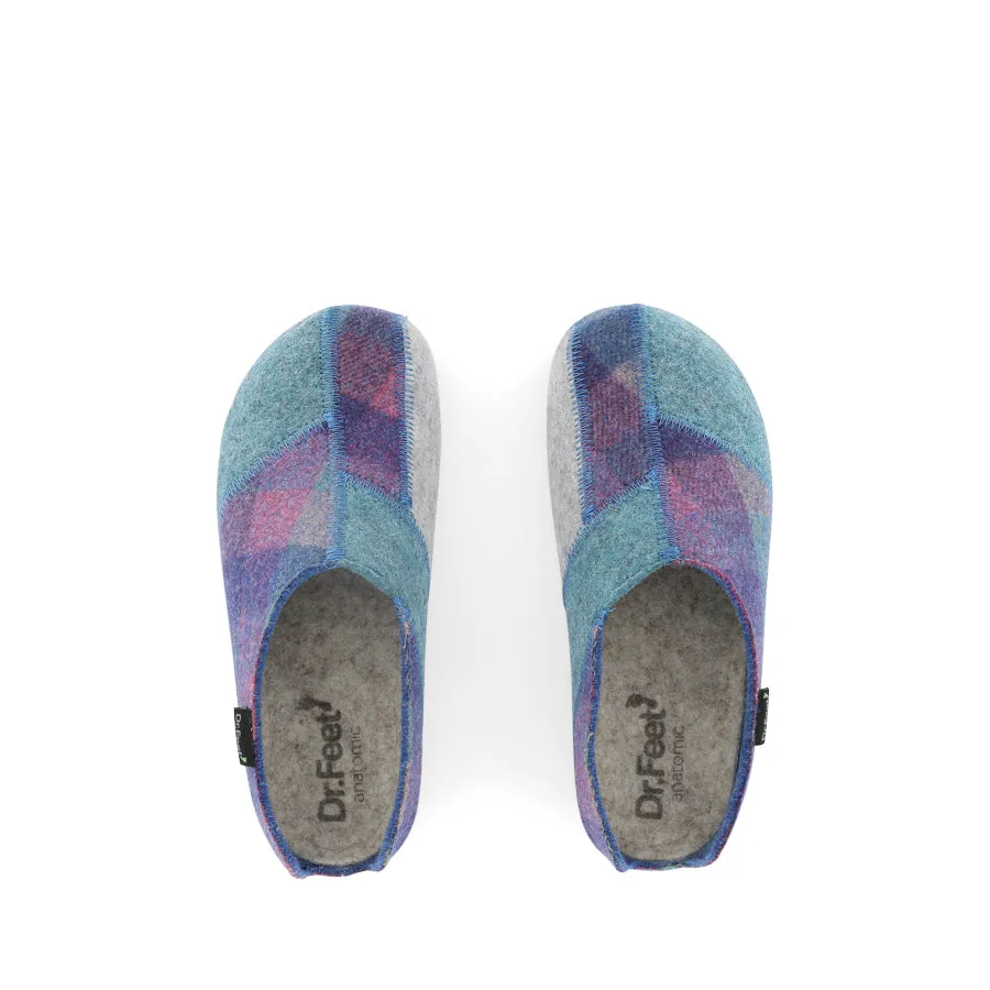 HILDA - PURPLE TARTAN