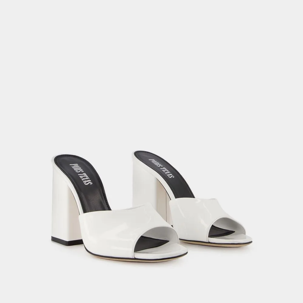 Holly Anja Mules  - White - Leather