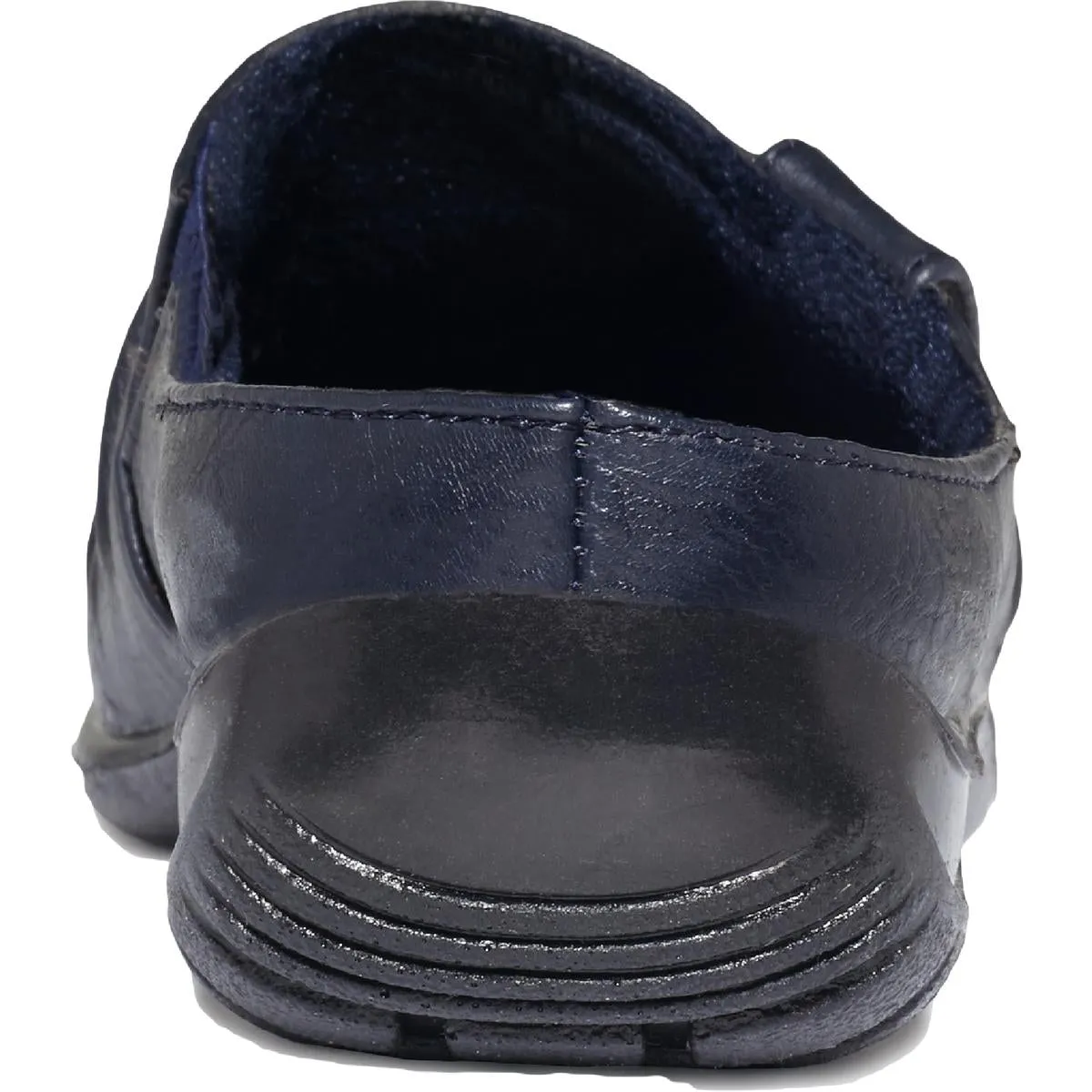 Holly Womens Faux Leather Stretch Mules