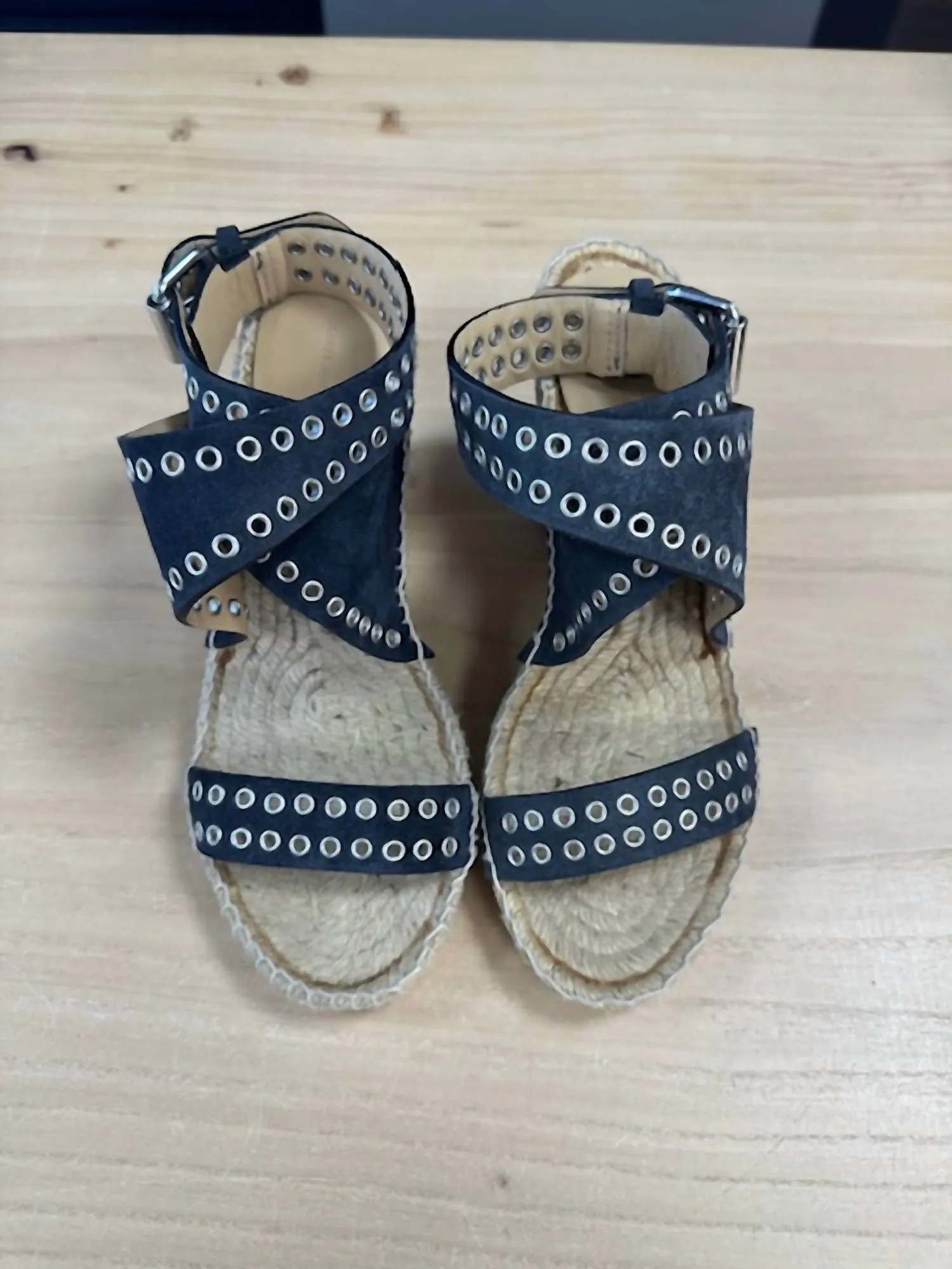 Iriane Velvet Espadril In Faded Black