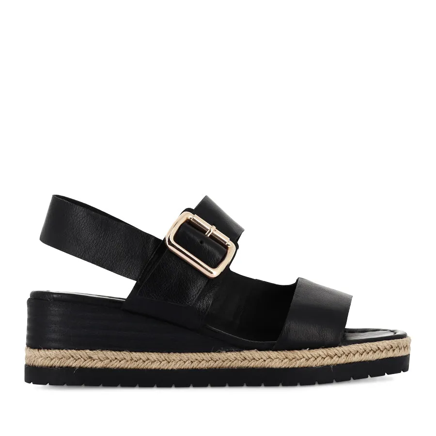 ISLING - BLACK LEATHER