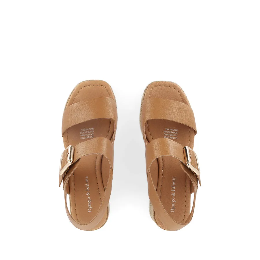 ISLING - DARK TAN LEATHER