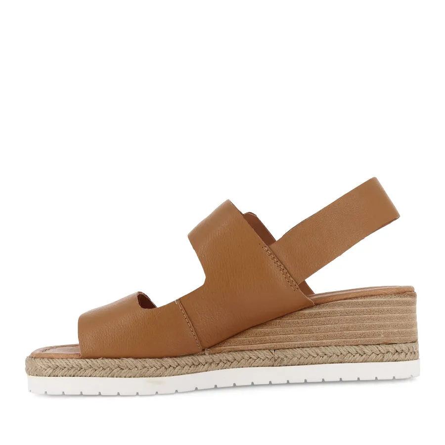 ISLING - DARK TAN LEATHER