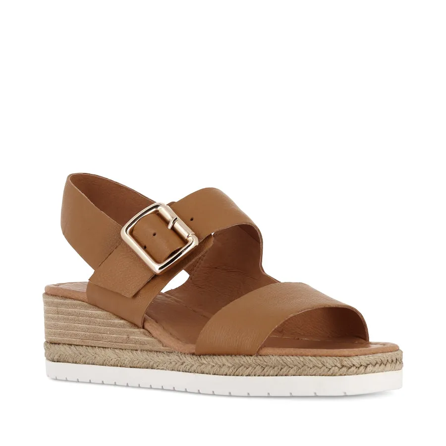 ISLING - DARK TAN LEATHER