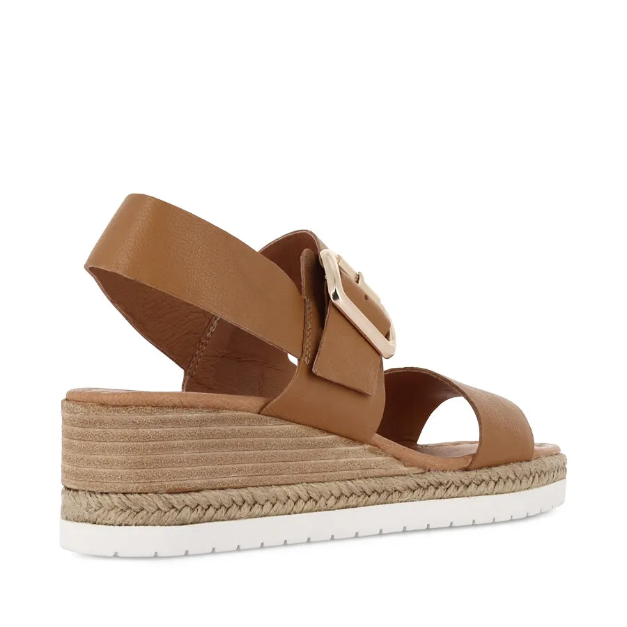 ISLING - DARK TAN LEATHER