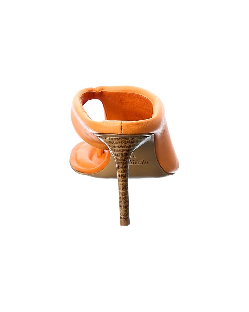 Jacquemus Les Mules Limone Leather Sandal